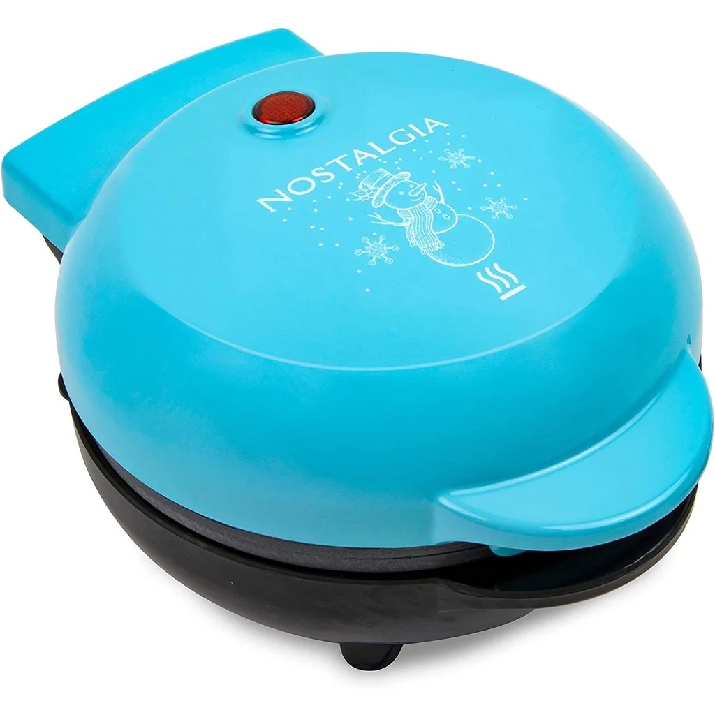 MyMini Personal Electric Snowman Waffle Maker - Inhomebuy