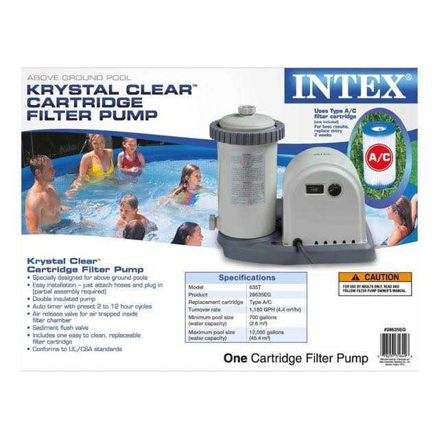 Intex 1200 GPH Sand Filter Pump - Inhomebuy