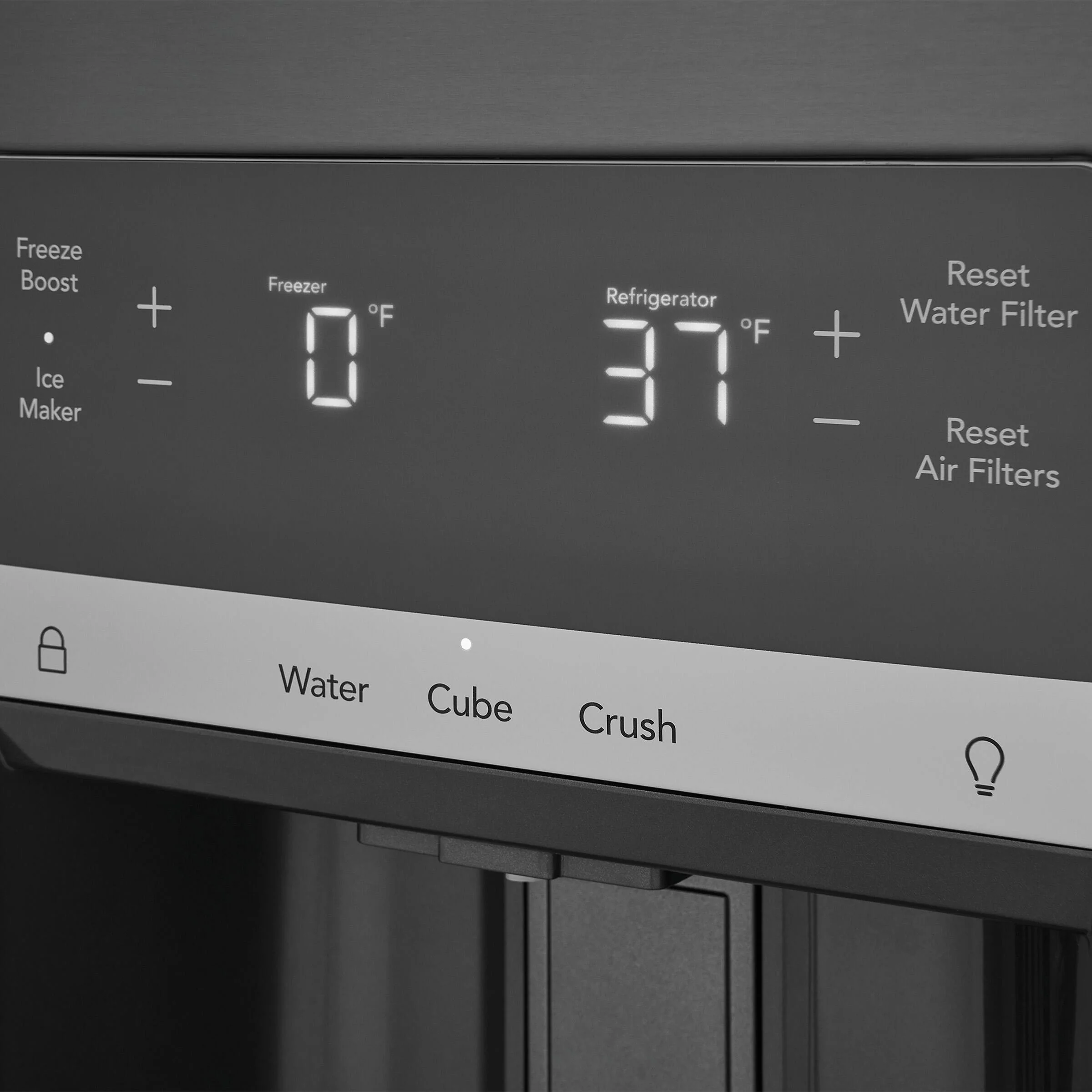 FRIGIDAIRE 36 IN. 27.8 CU.FT. BLACK STAINLESS STEEL FRENCH DOOR REFRIGERATOR WITH ICE AND WATER DISP - Inhomebuy