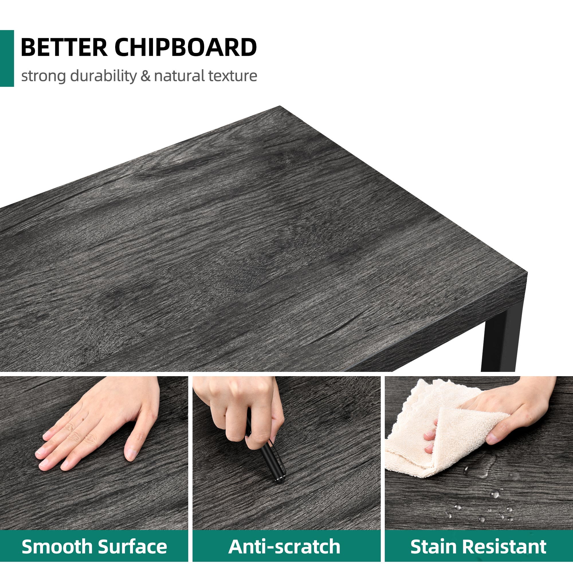 5-Tier L-Shaped Bookcase Storage Organizer, Tall Corner Bookshelf Open Display Freestanding Storage,Dark Gray - Inhomebuy