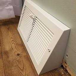 White Triangular Baseboard Grill - Inhomebuy