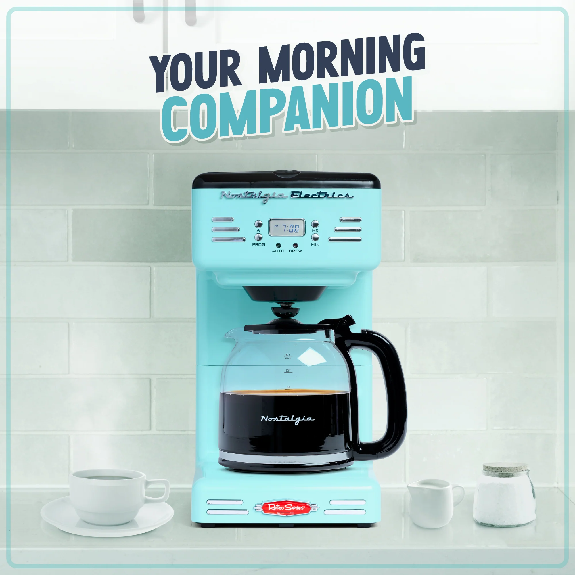 Retro 12-Cup Coffee Maker - Inhomebuy