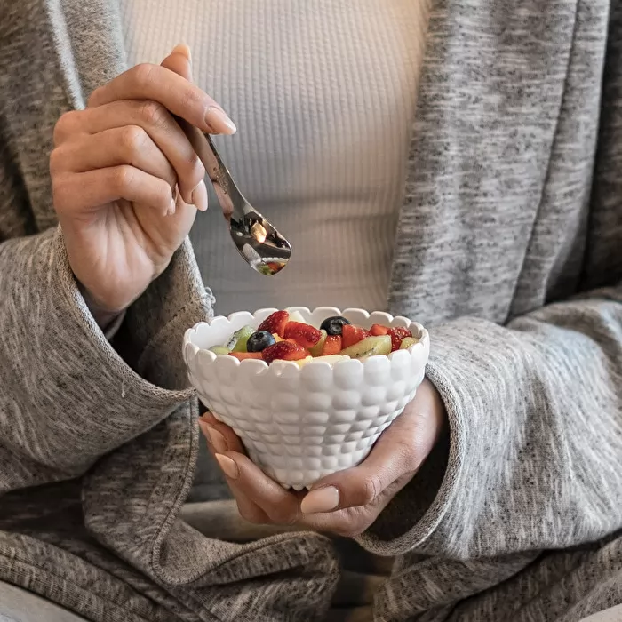 Serving Cup 12cm Milk White Tiffany - Inhomebuy