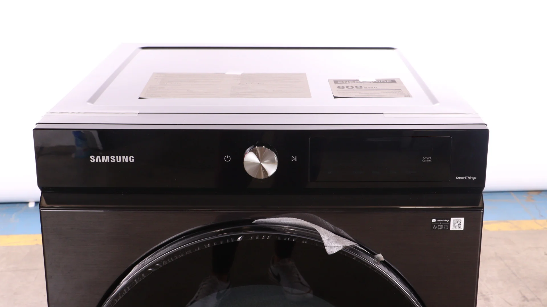 SAMSUNG BESPOKE 27 IN. 7.5 CU. FT. BLACK STAINLESS STEEL ELECTRIC DRYER WITH SUPER SPEED DRY - DVE46 - Inhomebuy