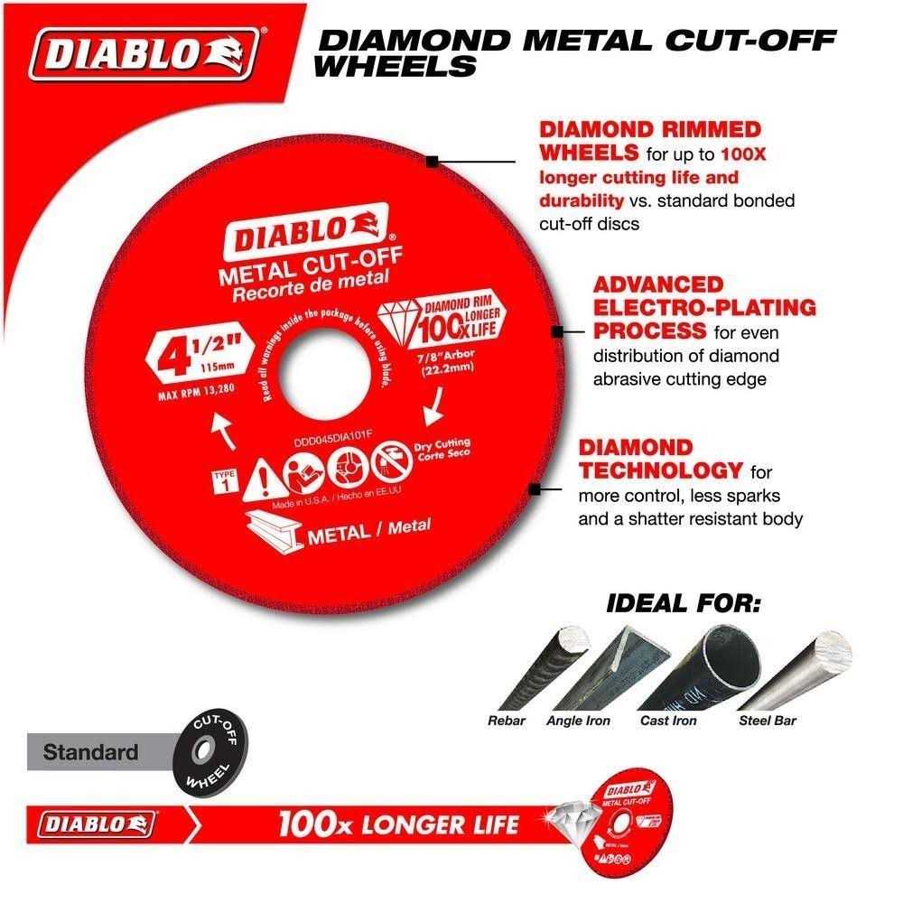 Diablo DHSAR500 7/16 in. Snap-Lock Plus Mandrel System - Inhomebuy