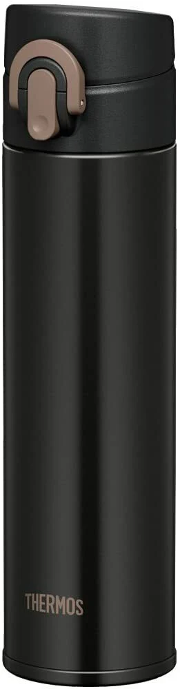 Thermos S/S Bottle 400ml, black | JNI-401-MTBK - Inhomebuy