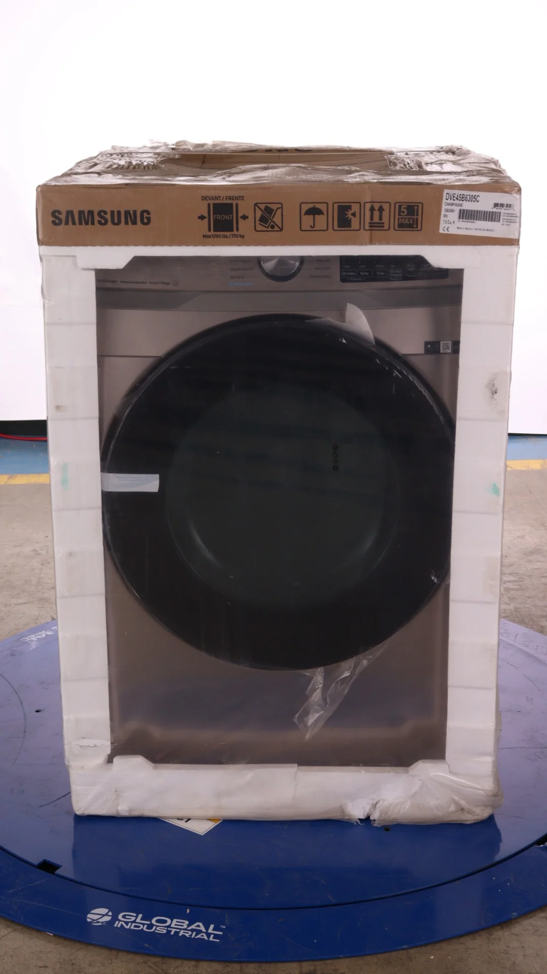 Samsung 7.5 Cu. Ft. Champagne Electric Dryer - DVE45B6305C/AC - Inhomebuy