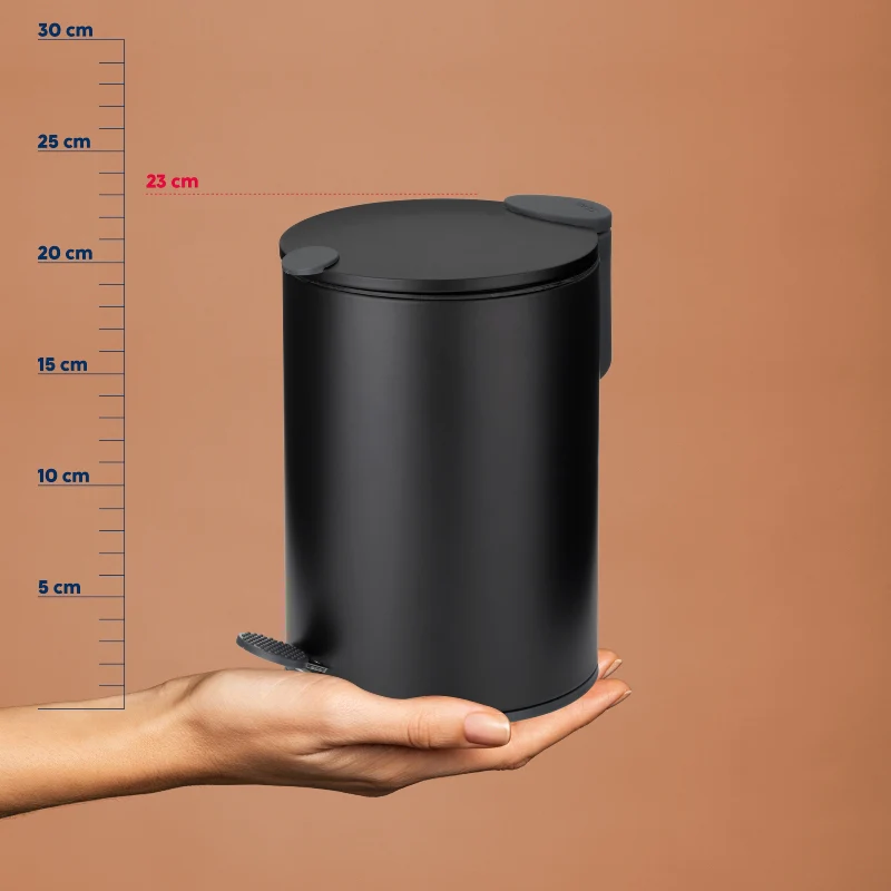 Dust Bin Mats Black 3L - Inhomebuy