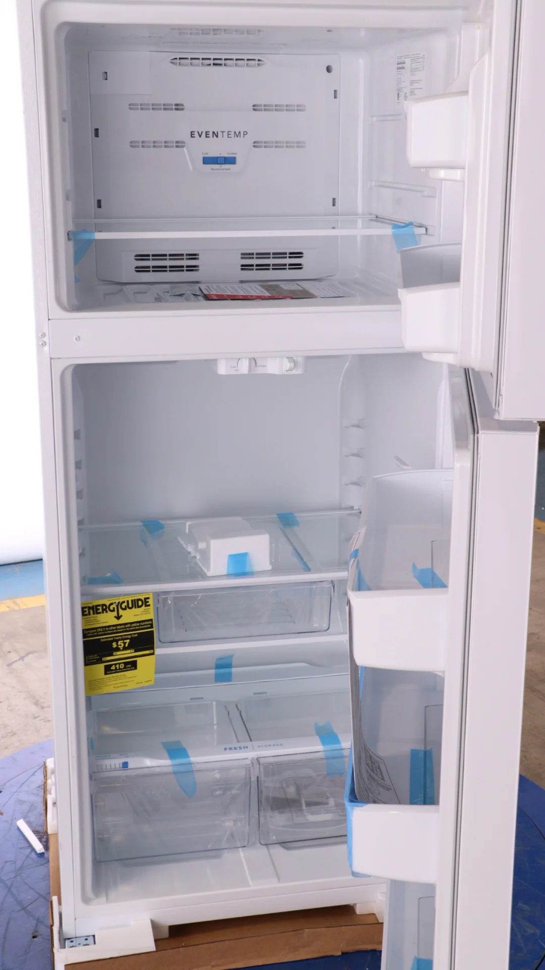 Frigidaire 30in. 18.3 cu. ft. Stainless Steel Top Freezer Refrigerator - FFTR1835VS - Inhomebuy