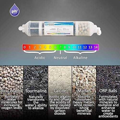 Nu Aqua Platinum Series 7 Stage Alkaline and UV Ultraviolet 100gpd RO System - Inhomebuy