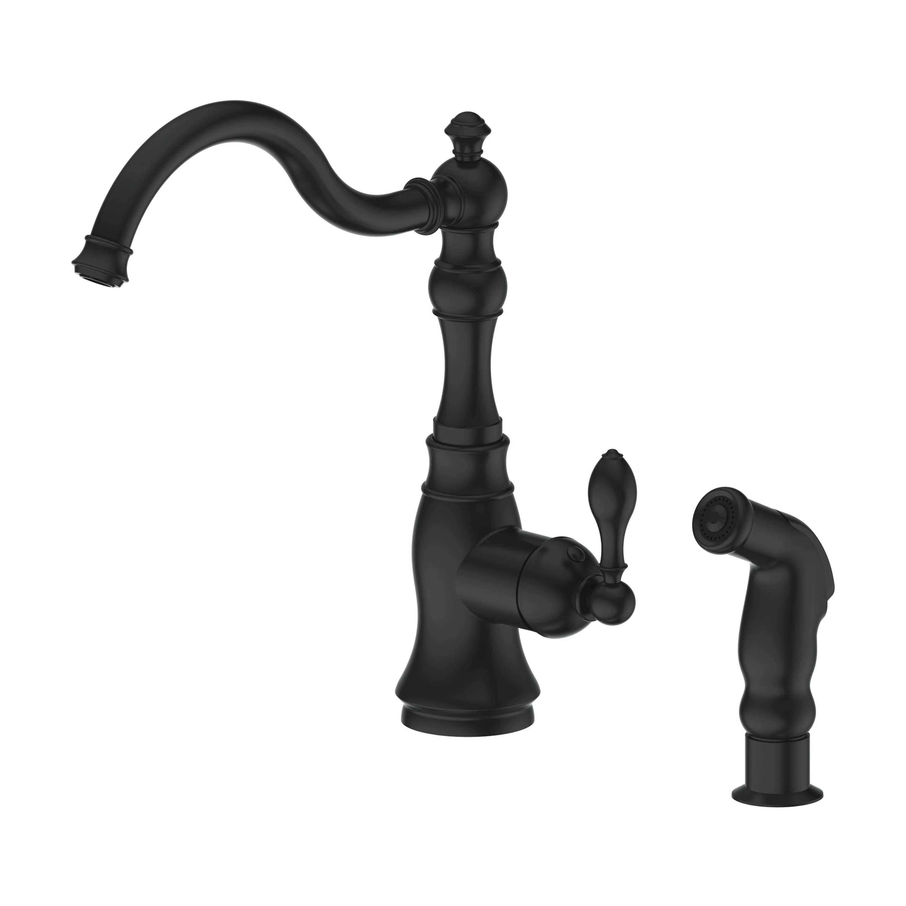 ZLINE Rembrandt Kitchen Faucet in Matte Black, REM-KF-MB - Inhomebuy