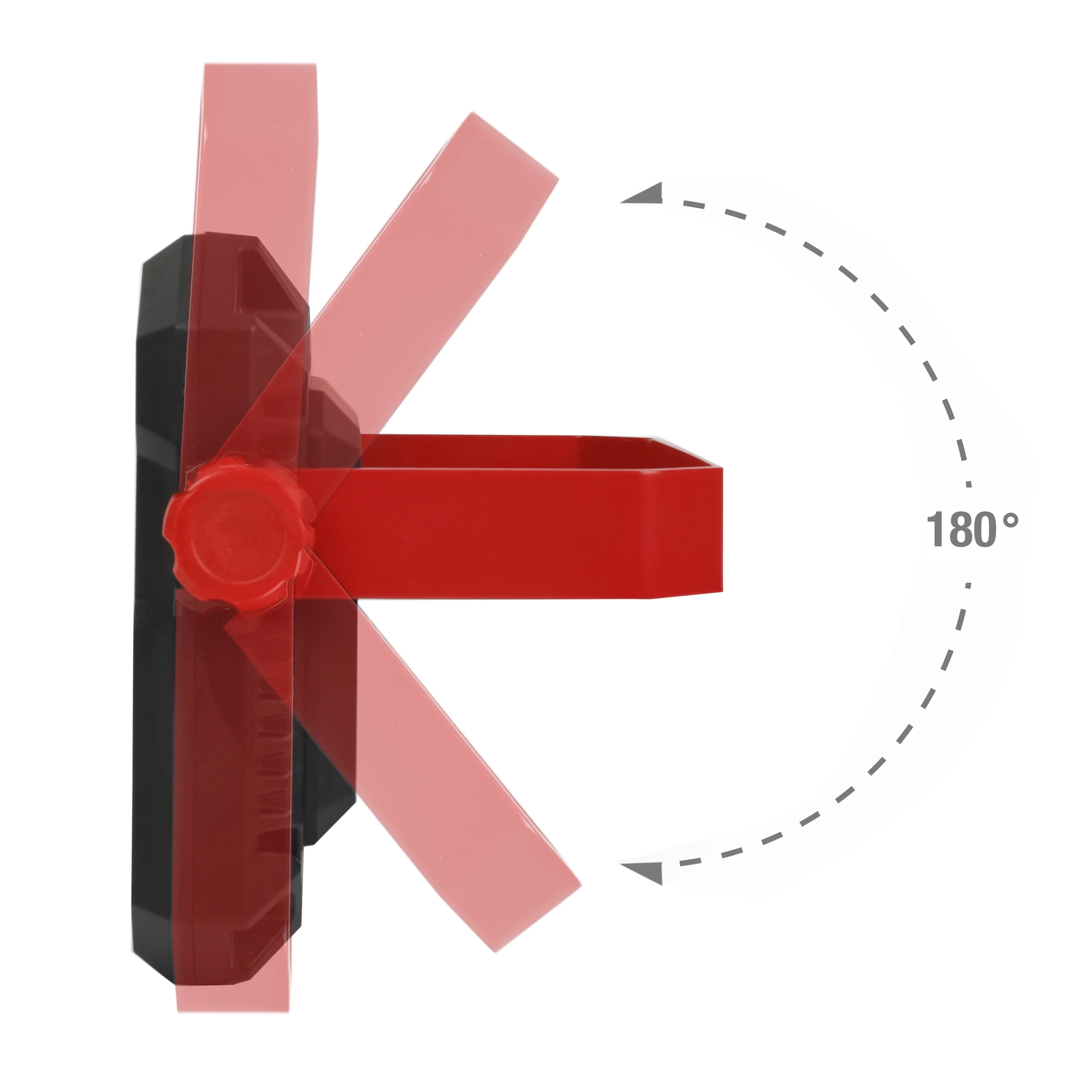 Hyper Tough 50W LED 5000 Lumen Rechargeable Free Standing Light, Handheld Portable Work Light - Inhomebuy