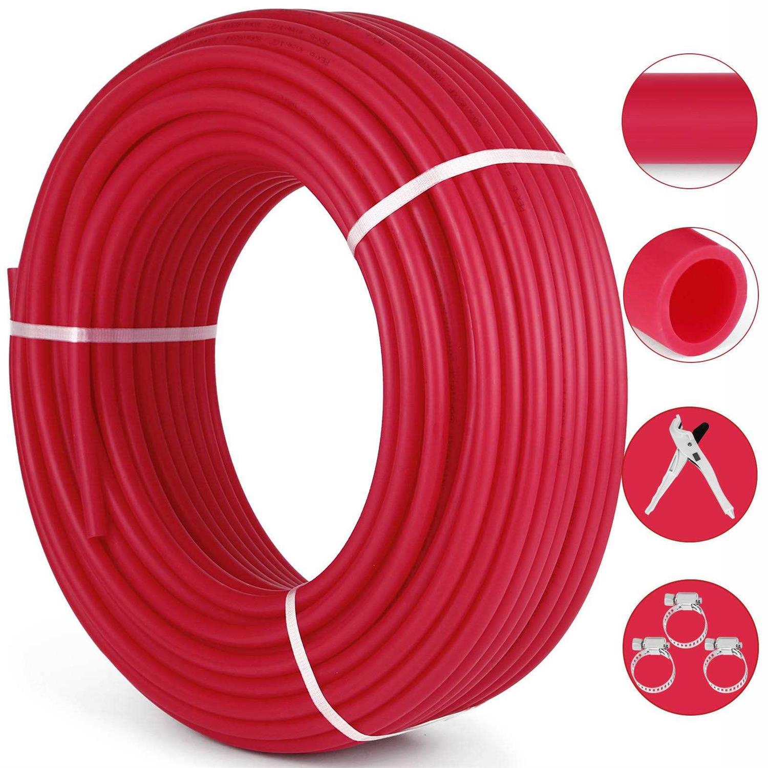 VEVOR PEX Tubing Oxygen Barrier PEX-B Radiant Floor Heating PEX Pipe PEX Tube - Inhomebuy