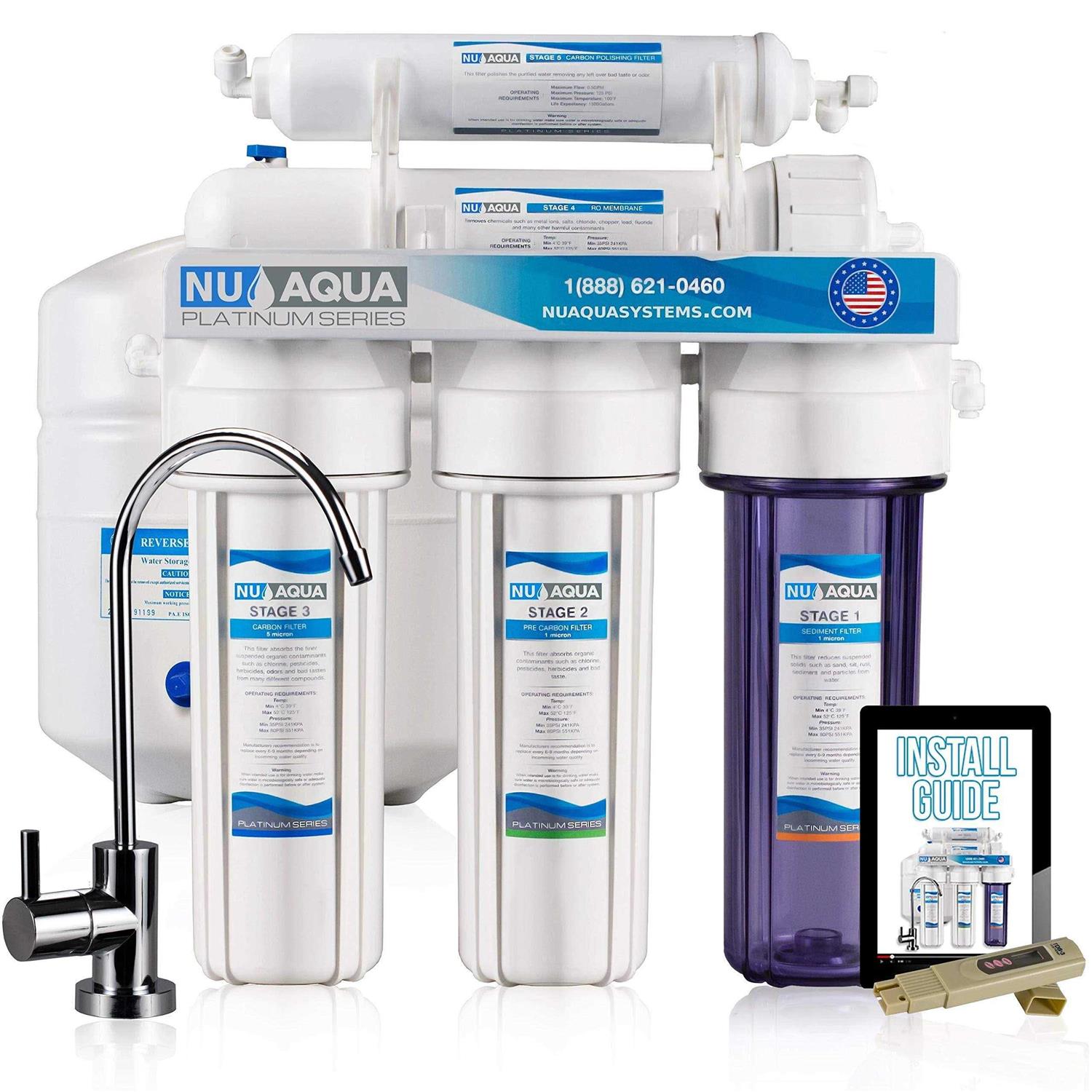 Nu Aqua 3 Stage Whole House Water Filtration System - Inhomebuy