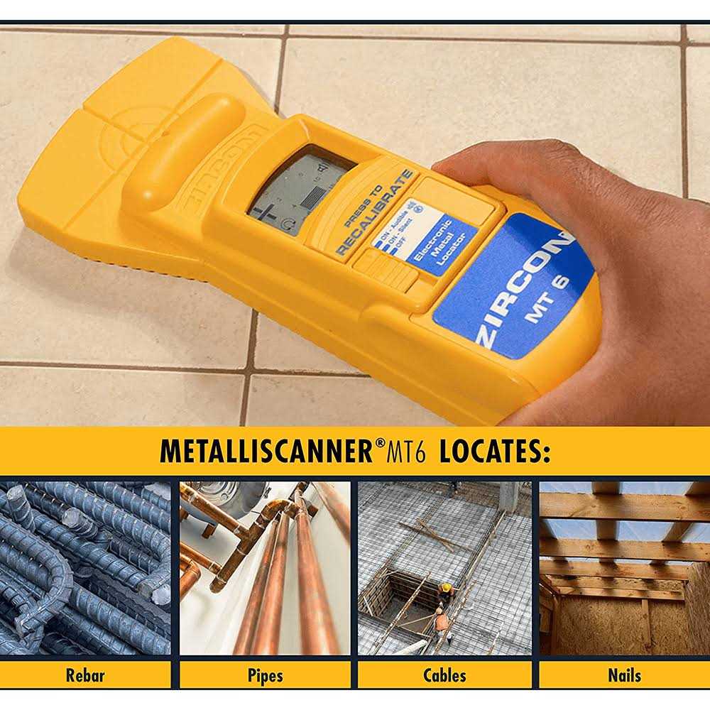 Zircon MetalliScanner MT6 Professional Metal Detector - Inhomebuy