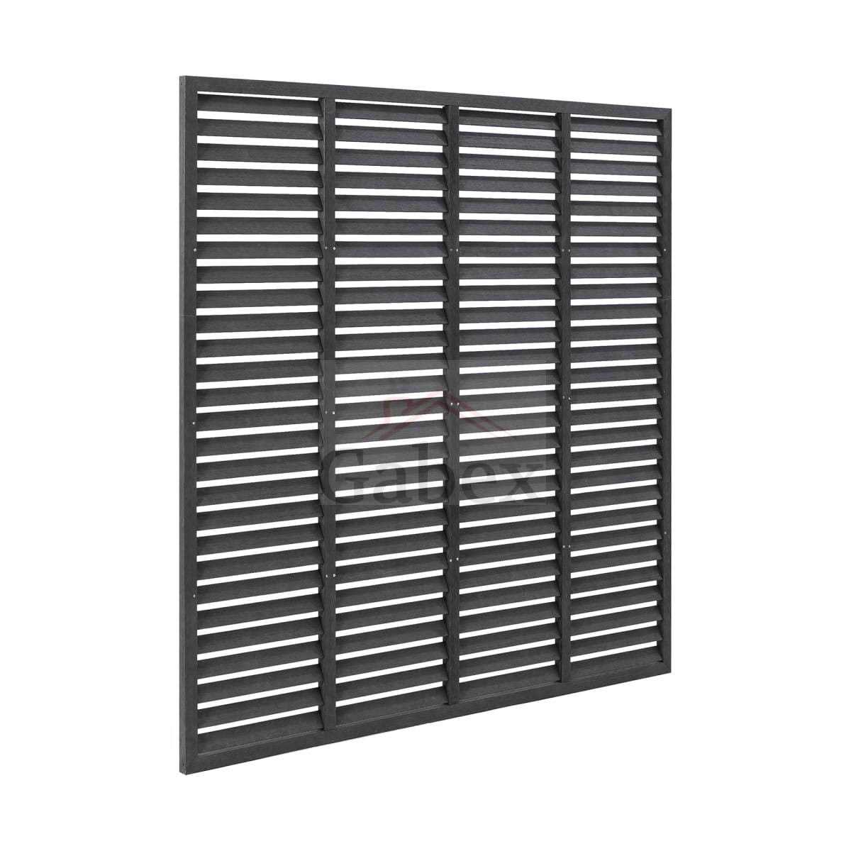 vidaXL Louver Fence WPC 70.9×70.9 - Inhomebuy