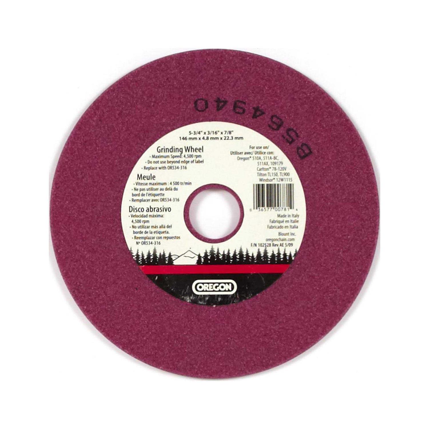 Oregon OR534-316A Chain Grinding Wheel - Inhomebuy