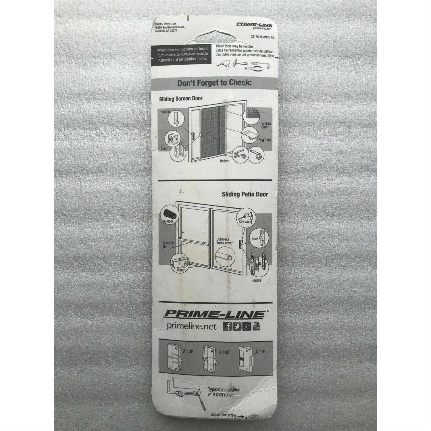 Prime-Line MP9551 Lock and Door Reinforcer 2-1/8 in. x 2-3/8 in. x 1-3/4 - Inhomebuy