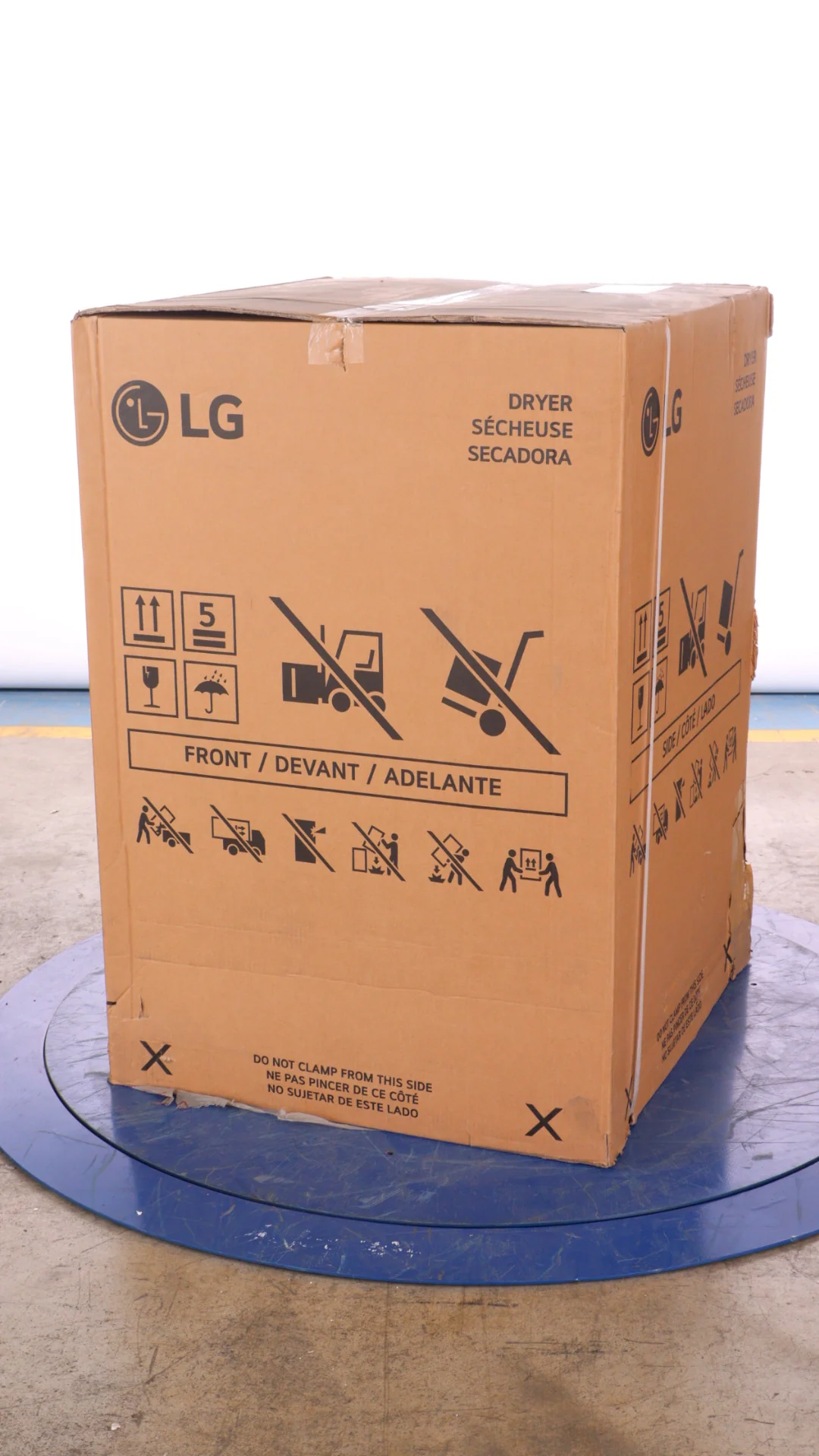 LG 7.4 CU. FT. GRAPHITE STEEL ULTRA LARGE CAPACITY ELECTRIC DRYER WITH SMARTDIAGNOSIS - DLE3400V - Inhomebuy