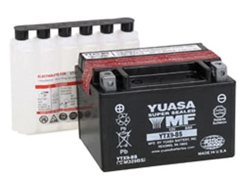 Yuasa YTX9-BS Maintenance Free12 Volt Battery-YUAM329BS - Inhomebuy