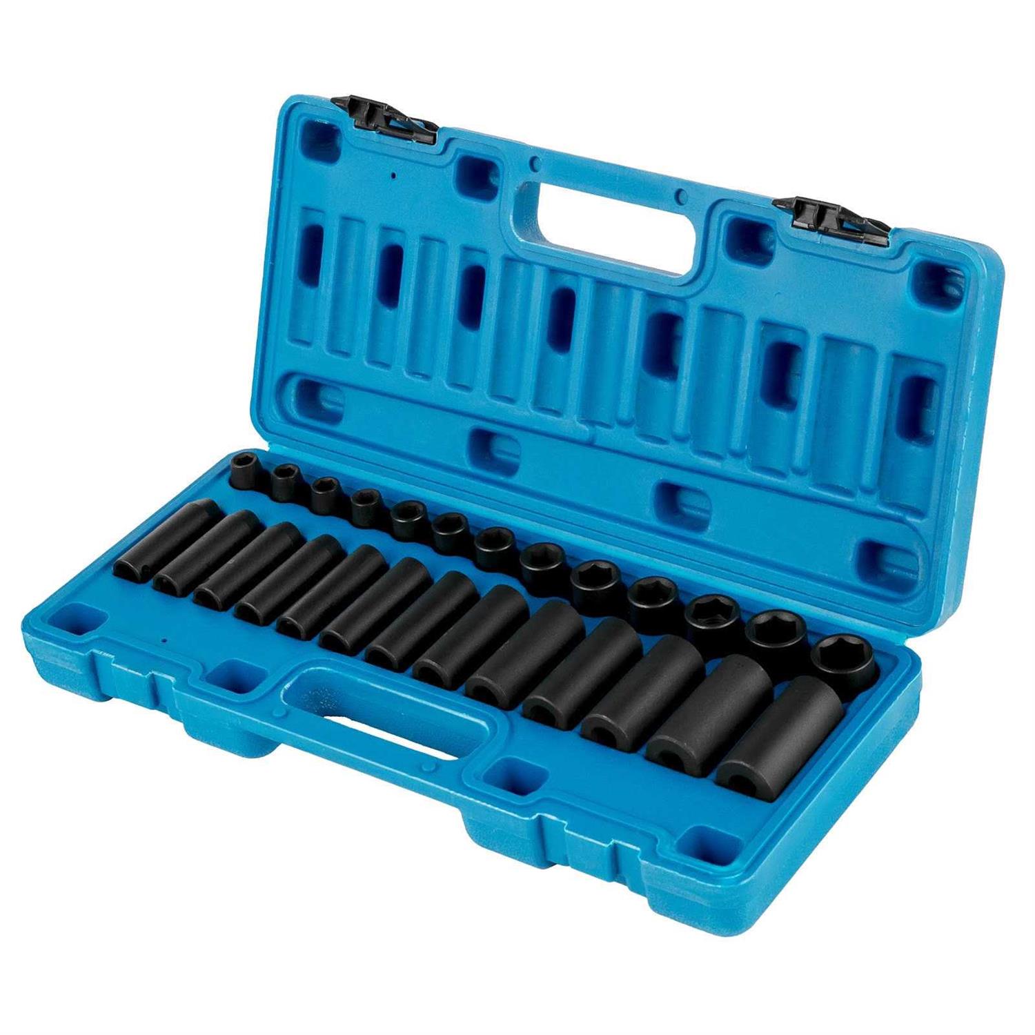 VEVOR Impact Socket Set 1/2 Inches 26 Piece Impact Sockets Socket - Inhomebuy