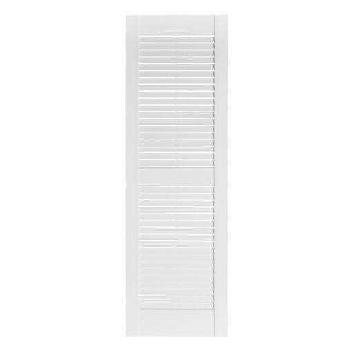 Mr Mxyzptlk Perfect Shutters Premier Louver Exterior Decorative Shutter IL501535002 - Inhomebuy