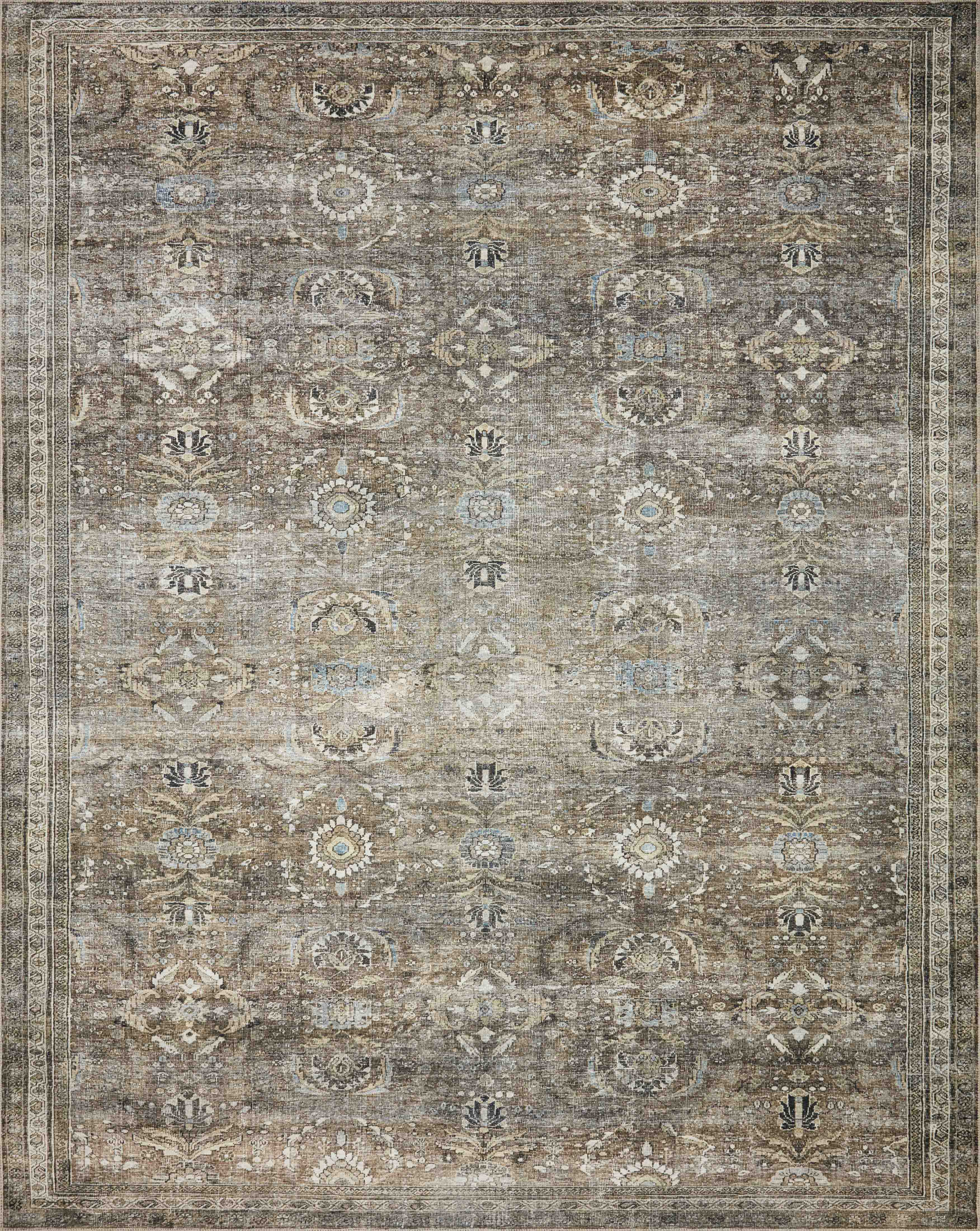 Loloi II Layla Collection Rug in Antique, Moss - 2'0