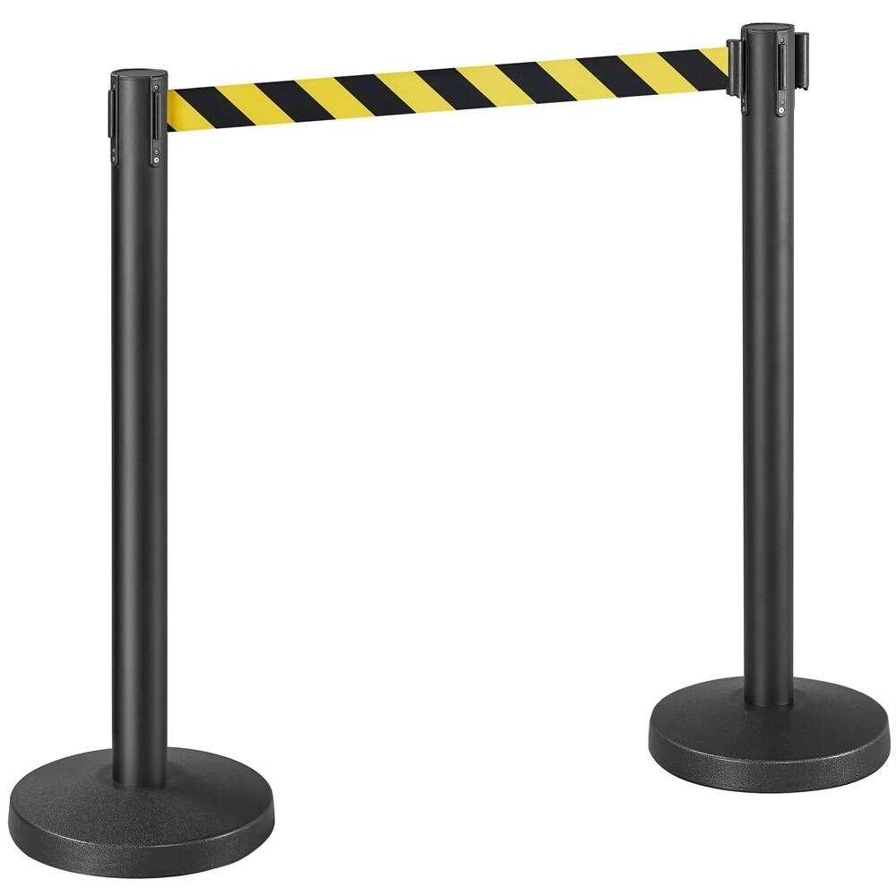 Yaheetech Retractable Belt Stanchion Set Crowd Control Stanchion Stanchion - Inhomebuy