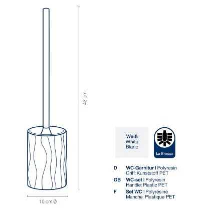 WC-Set Merida White - Inhomebuy