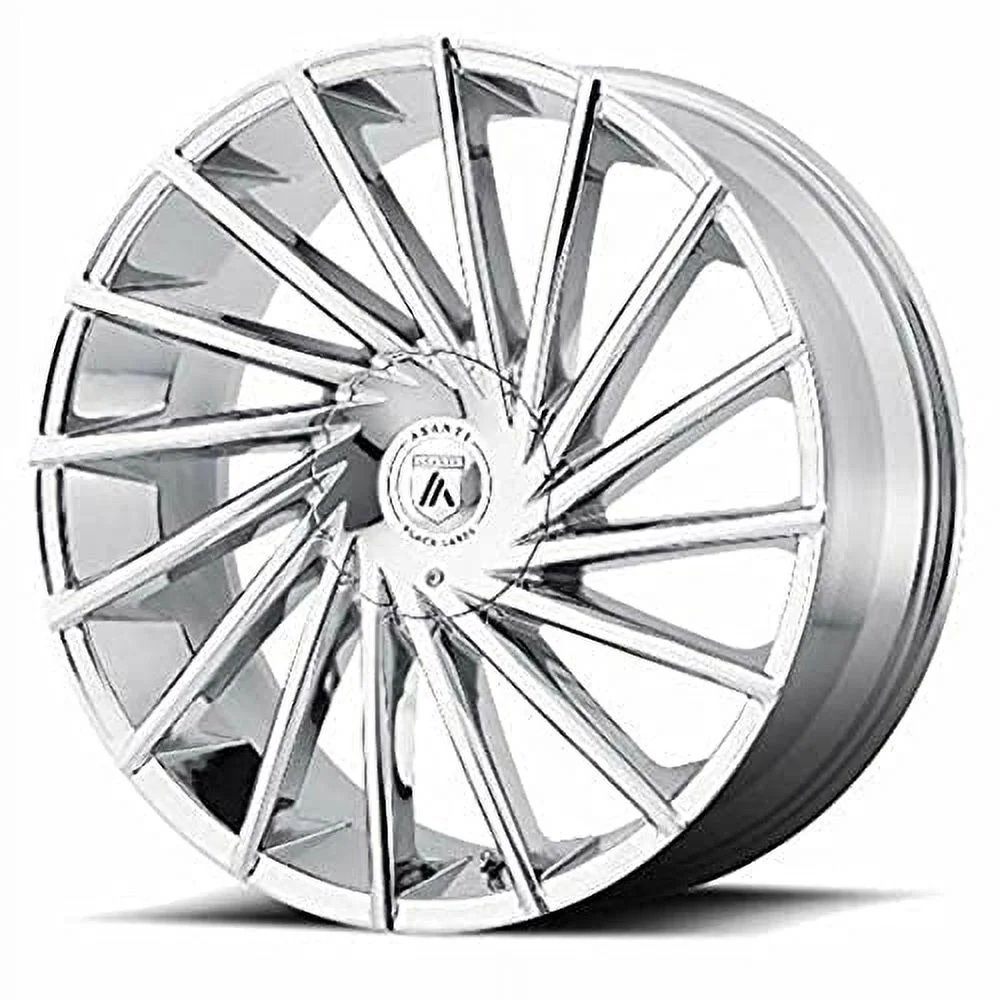 ASANTI BLACK ABL-18 MATAR 20X8.5 BLANK 15ET 74.1CB CHROME WHEEL - Inhomebuy
