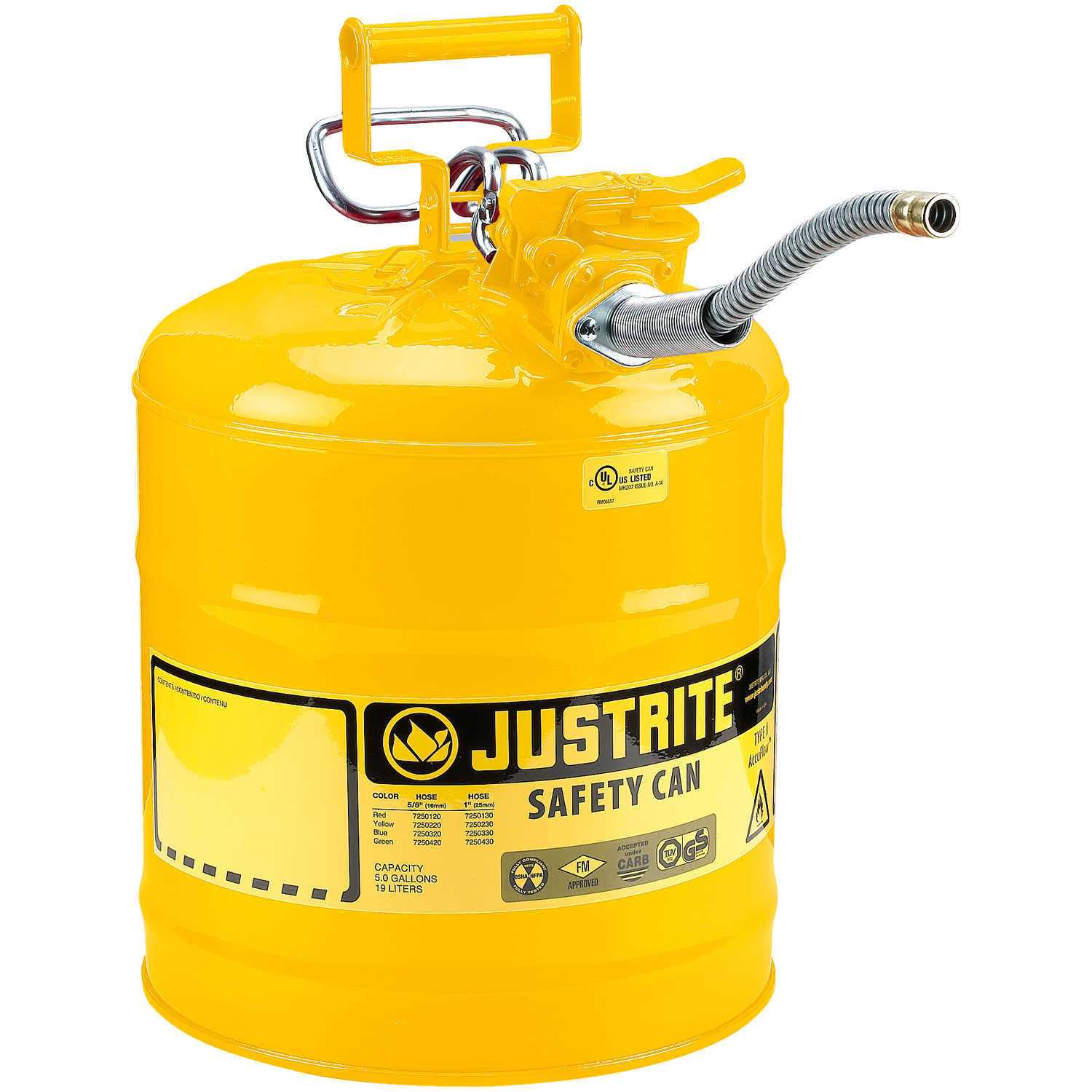 Justrite Safety Can Type II - Inhomebuy