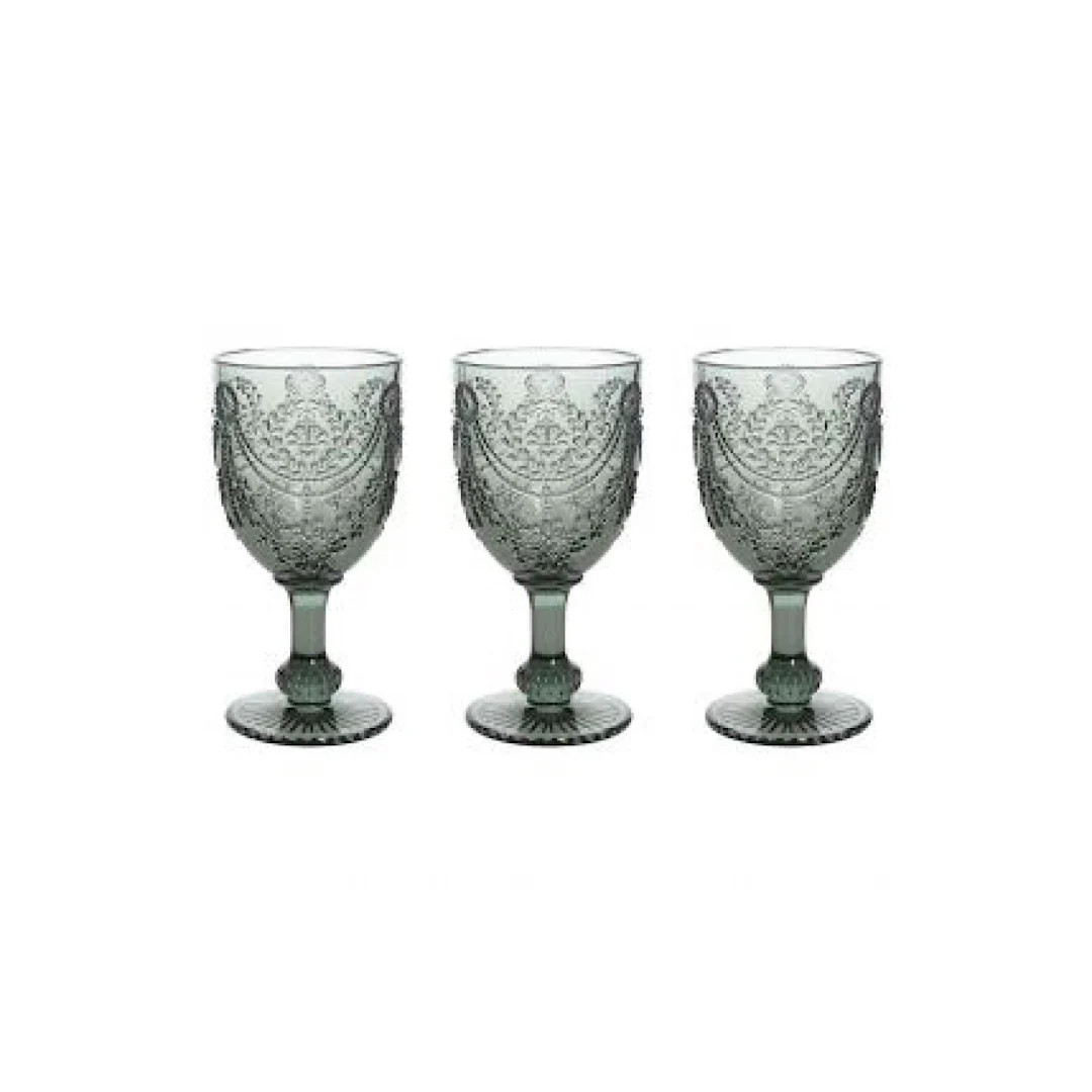 Savoia-set 3 glasses 320ml Grigio - Inhomebuy