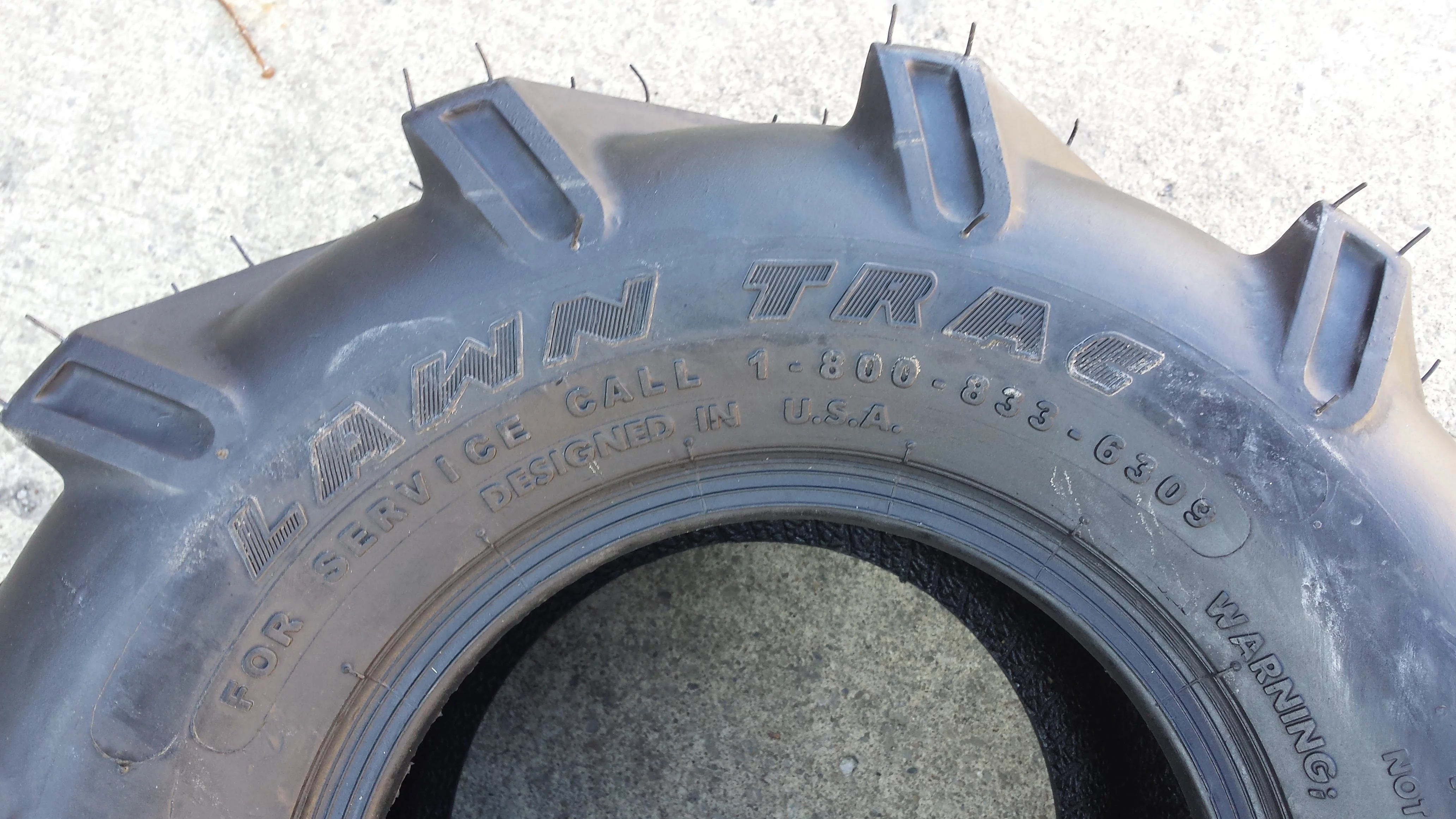 Pair 18x8.50-8 4 Ply OTR Lawn Trac Tires 4P 4 Ply Lug AG Traction 18x8.5-8 - Inhomebuy