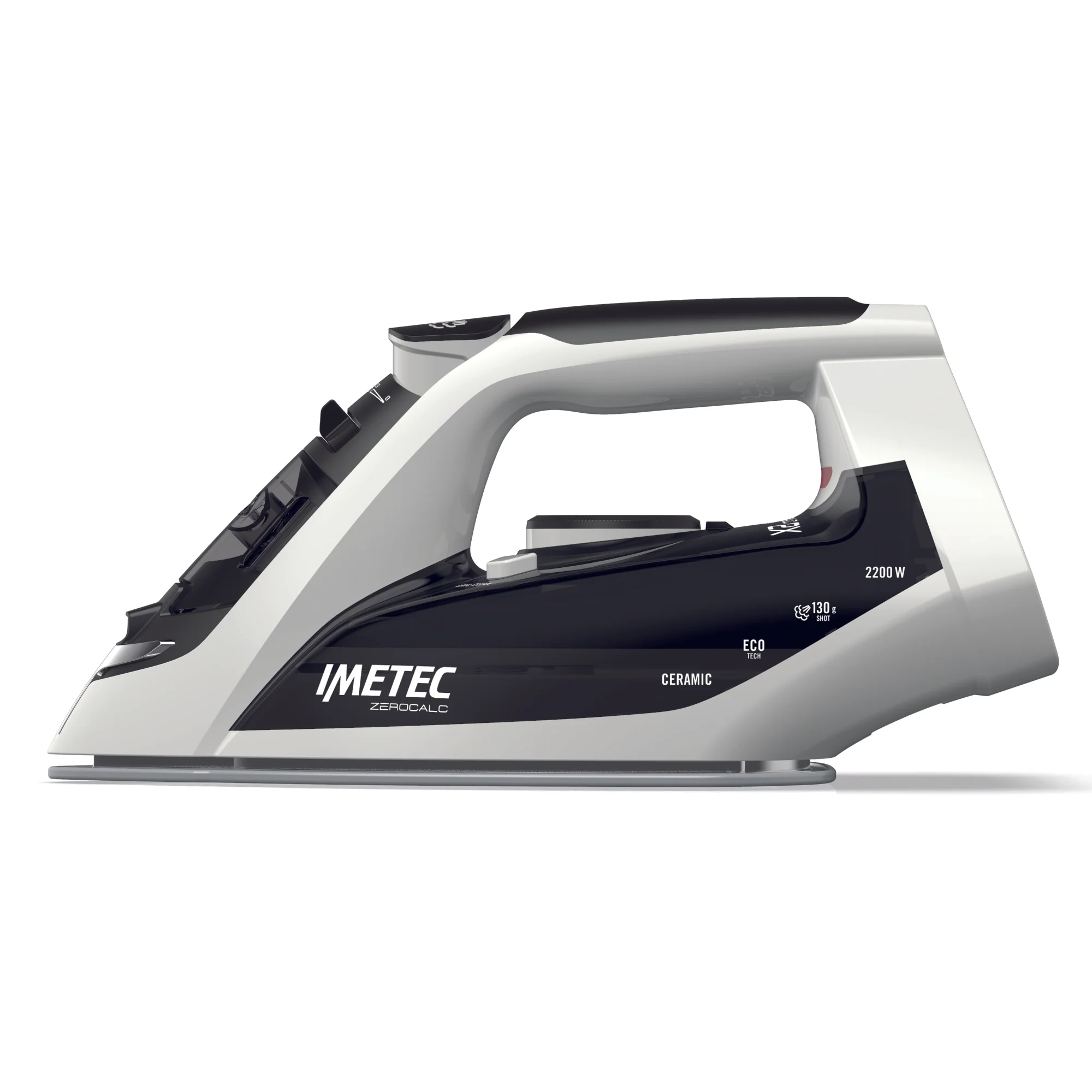 Imetec Steam Iron , 2X Zero Calc Z1 2800, 2200W, 130G , Glide Ceramic - Inhomebuy