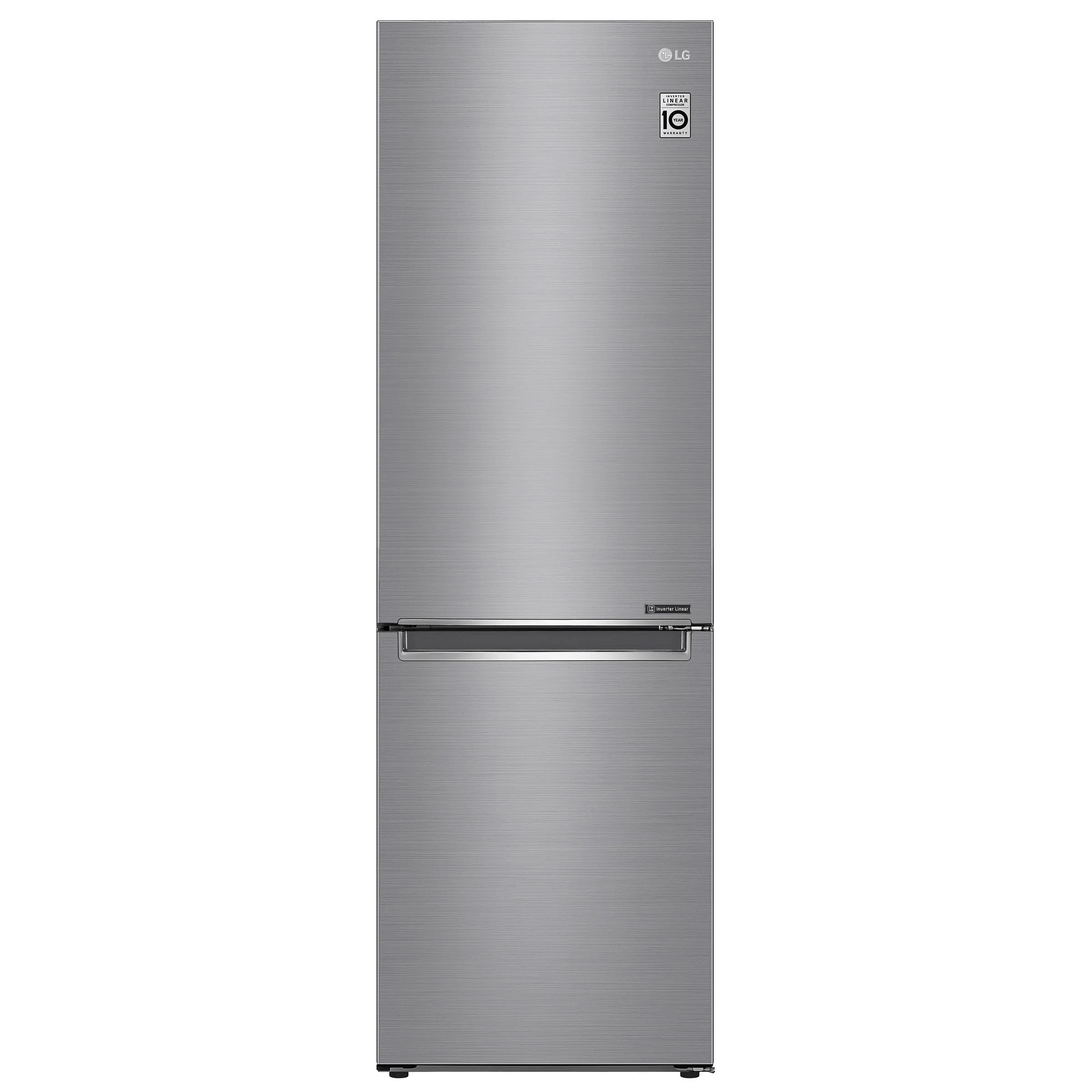 LG 24 IN. 12 CU. FT. STAINLESS STEEL LOOK COUNTER-DEPTH BOTTOM FREEZER REFRIGERATOR WITH DOOR COOLIN - Inhomebuy