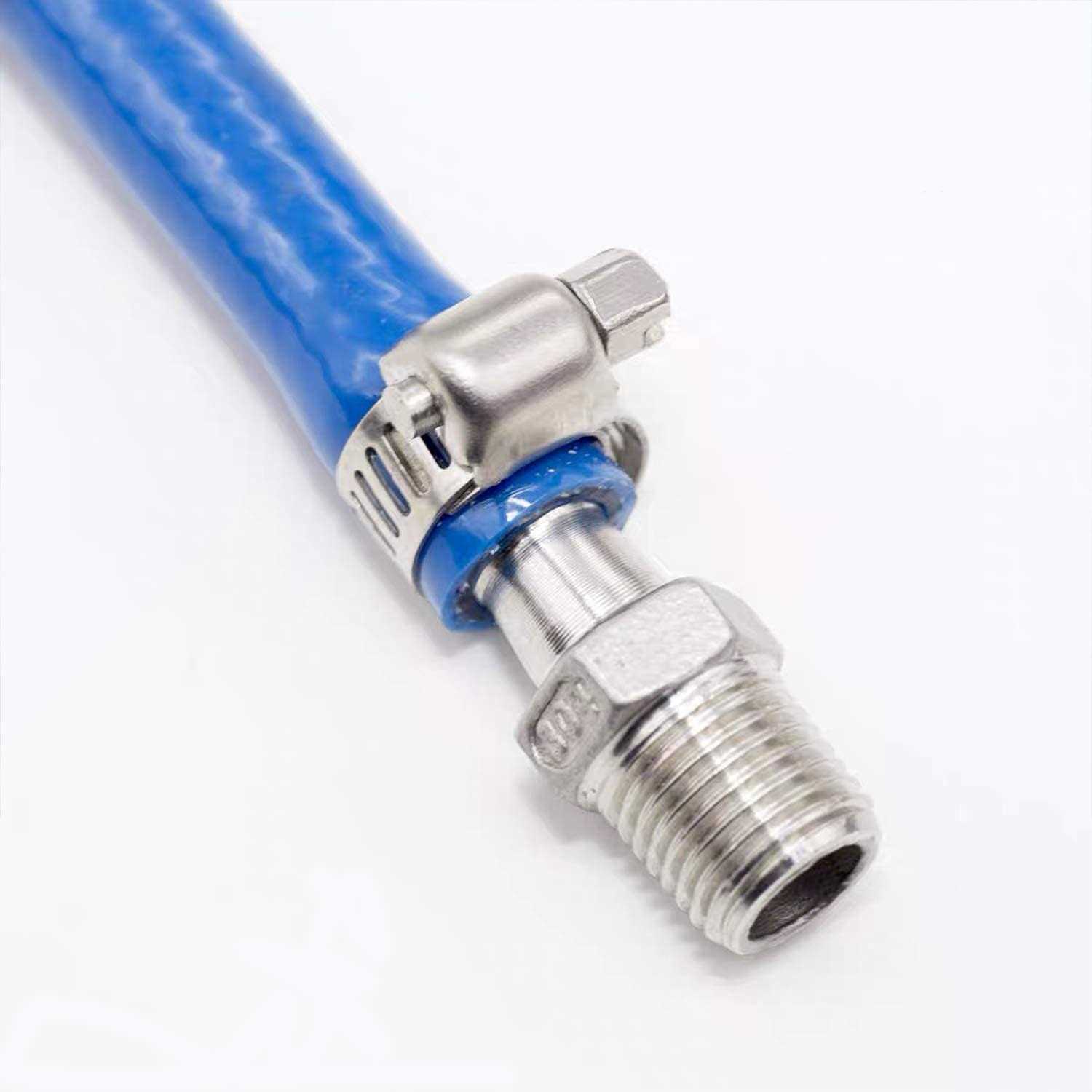 ZIPCCI Hose Clamp 25 Pack Stainless Steel Worm Gear Fuel line Hose clamps - Inhomebuy