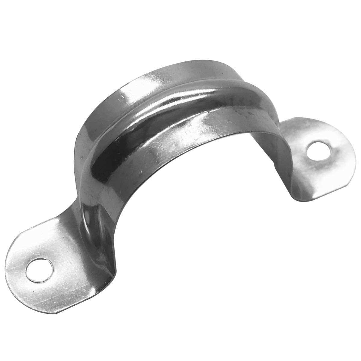 Nge 4inch Rigid Pipe Strap Clamp-Two Hole Strap-U Bracket Tube Clip-Stainless Steel Heavy Duty Pipe Fasten Holder-Secures Condu - Inhomebuy