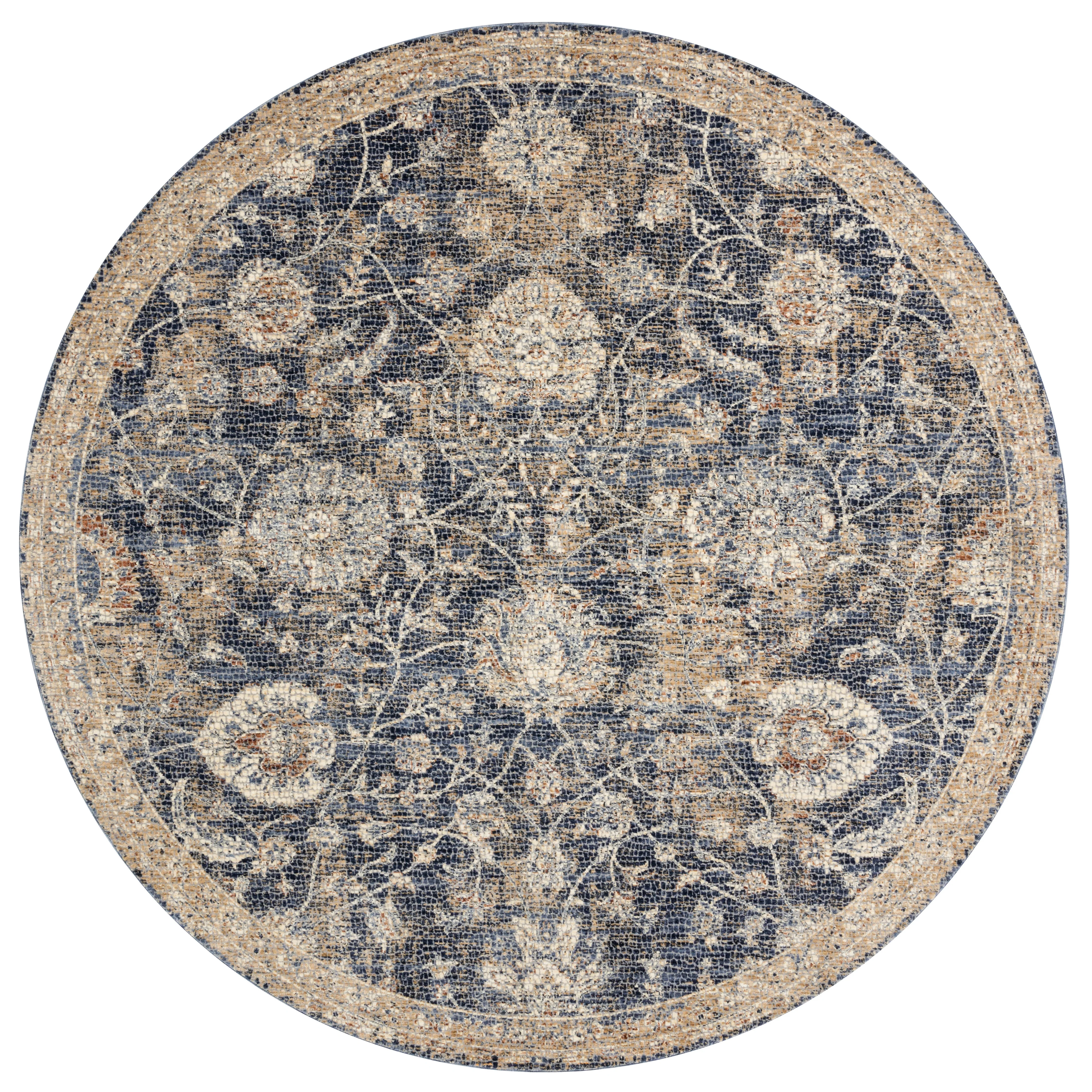 Loloi Rugs Porcia Collection Rug in Blue, Beige - 7'10