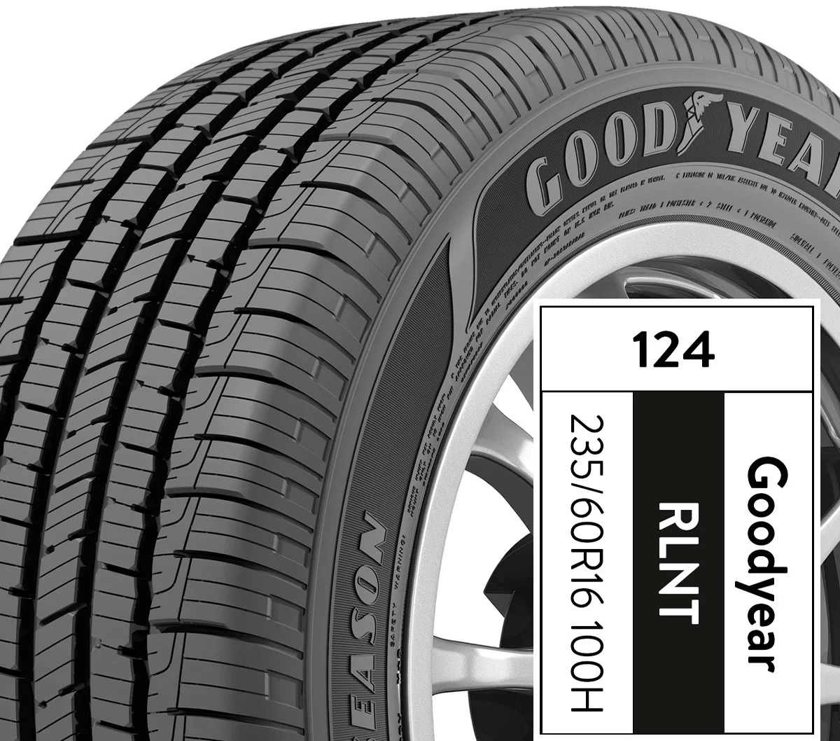 Goodyear Reliant All-Season 235/60R16 100H All-Season Tire - Inhomebuy
