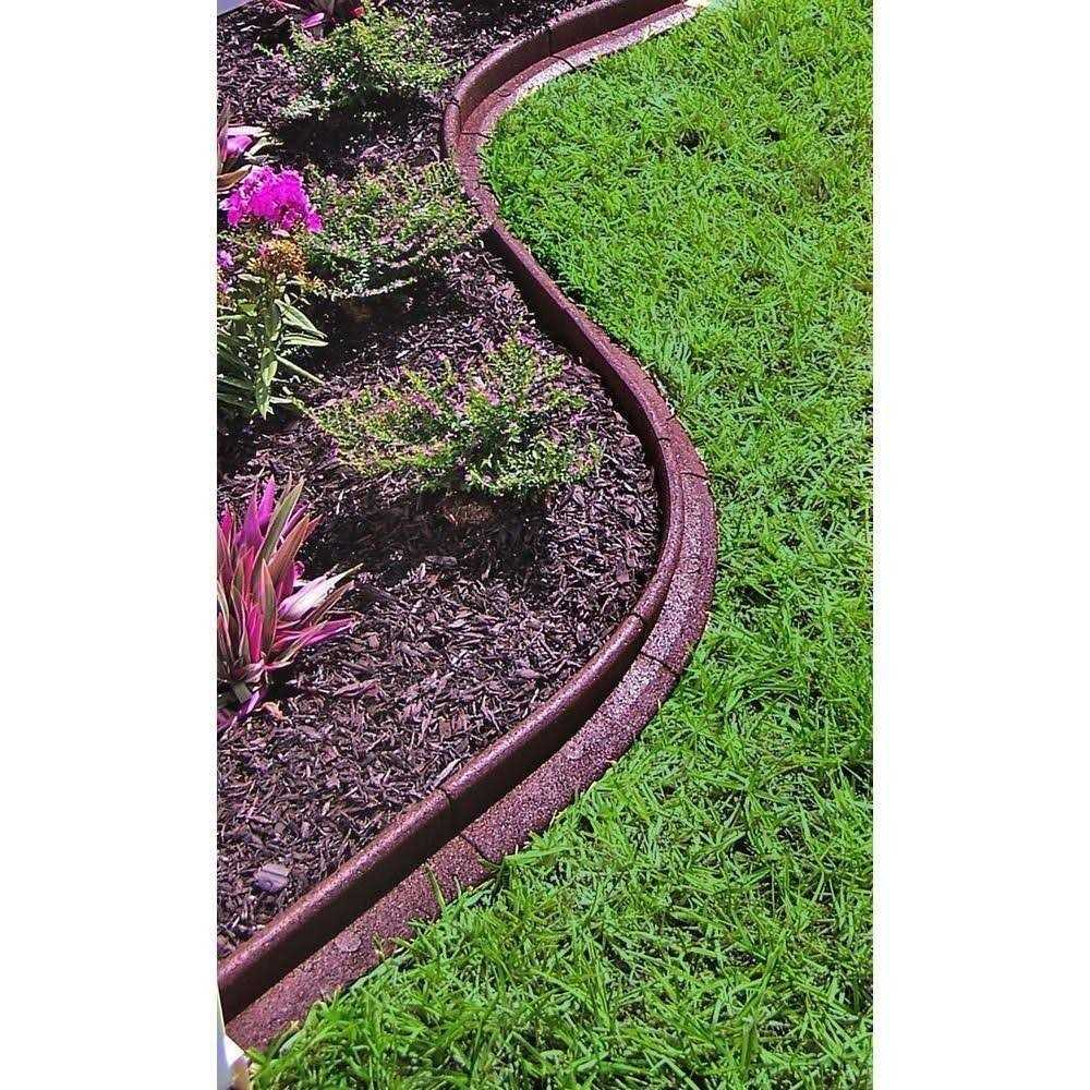 EcoBorder 4 ft Rubber Landscape Edging - Inhomebuy
