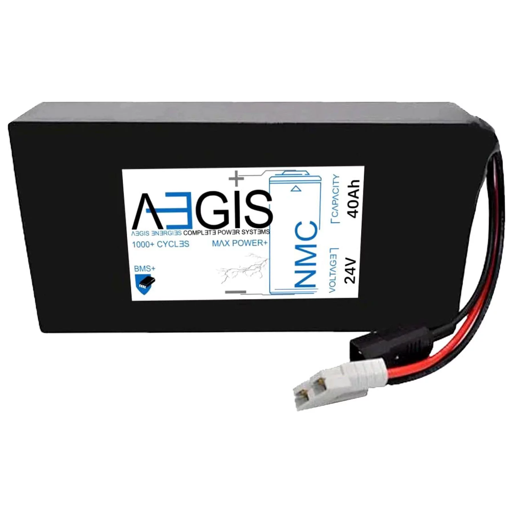 Aegis Battery 24v 40ah Li-Ion NMC Deep Cycle Lithium Battery - Inhomebuy
