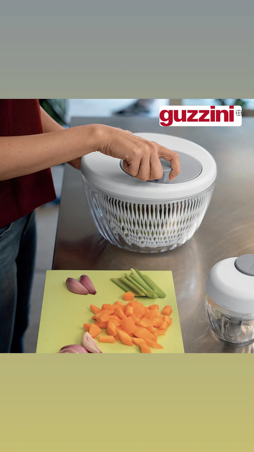 Spin&Store Salad Spinner With Lid 26 Kitchen Active Design - Inhomebuy