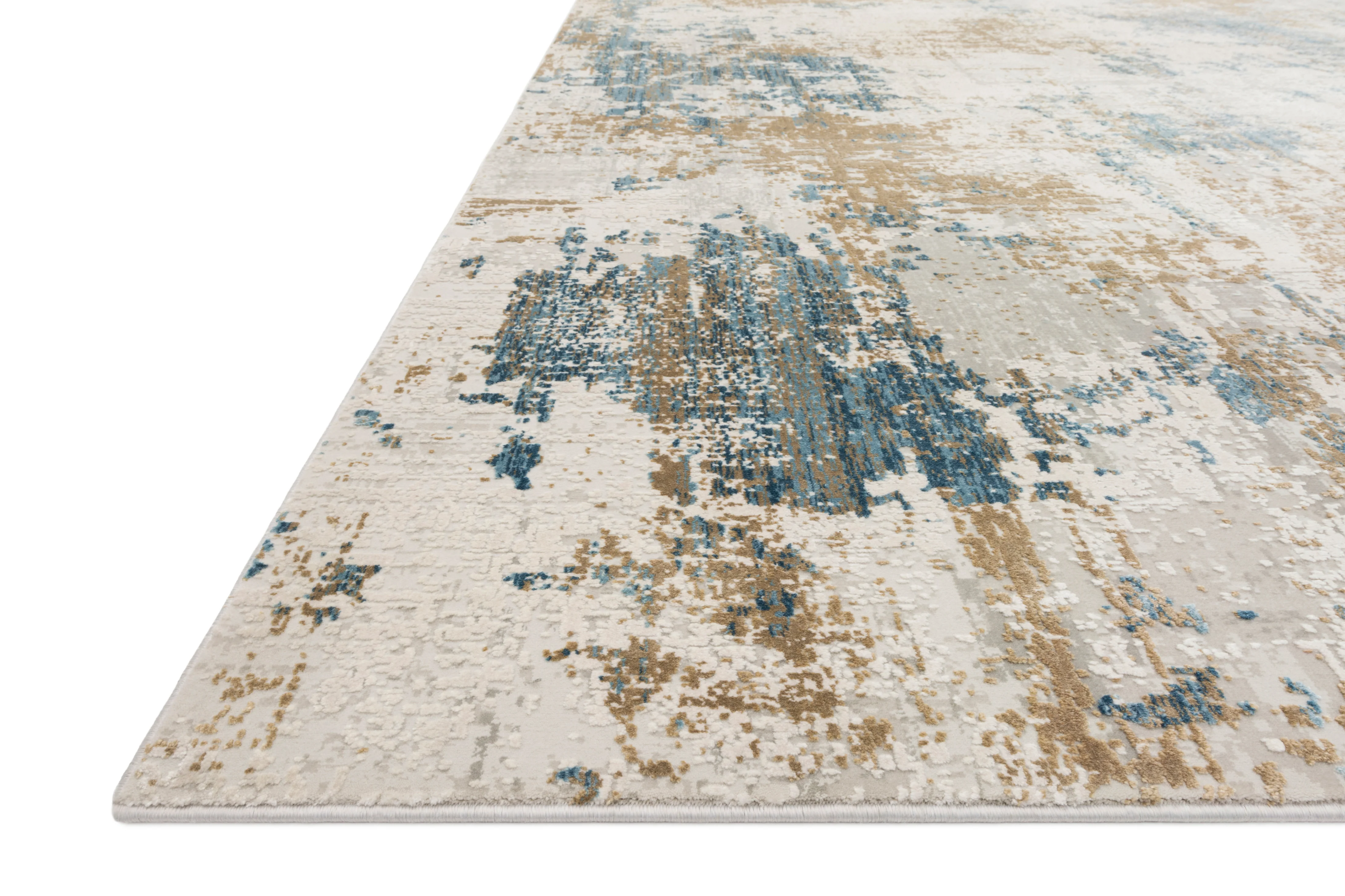 Loloi Rugs Sienne Collection Rug in Ivory, Gold - 5'3
