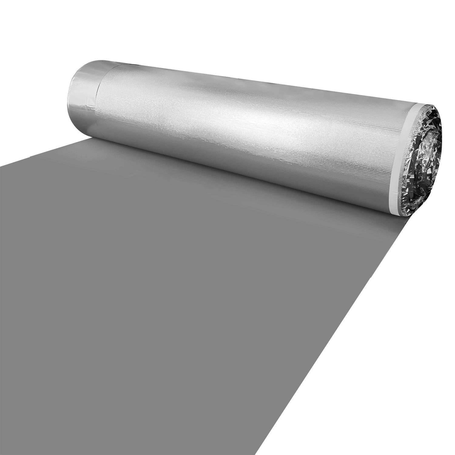 Dekorman Premium Plus T 120 mil Acoustic Underlayment with Silver Foil for Laminate Floor - Inhomebuy