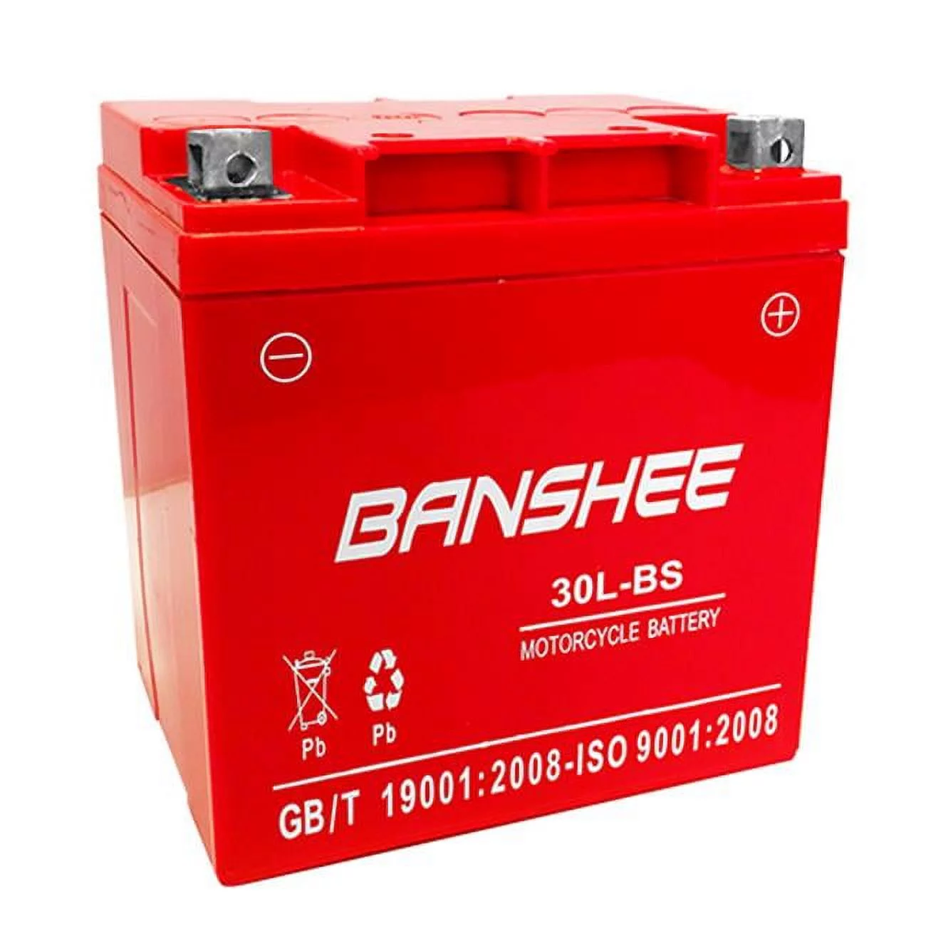 Banshee  12V 30Ah 30L-BS Battery for Qualifying Harley Davidson Bikes - 4 Years Warranty - Inhomebuy