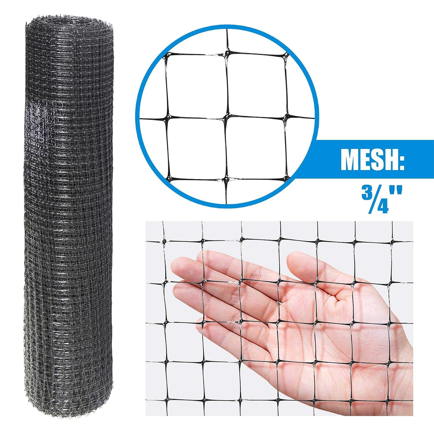 Fencer Wire 4 ft. x 50 ft. 10-Gauge Welded Wire Fence with Mesh 2 in. x 2 - Inhomebuy