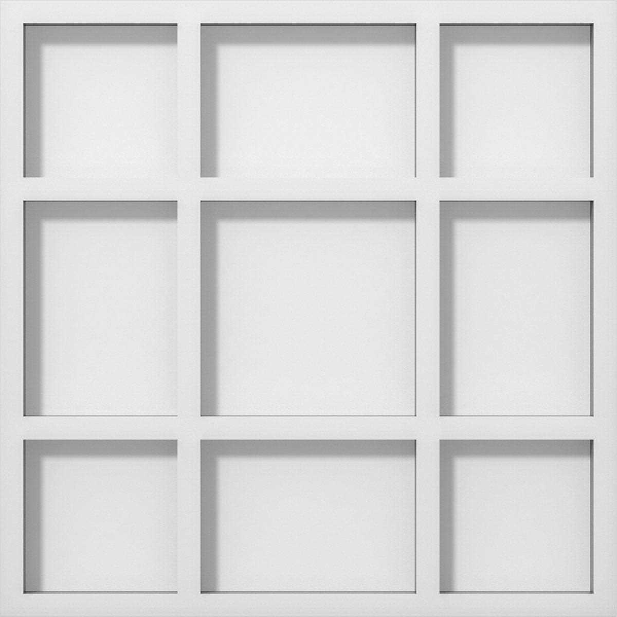 Ekena Millwork Round Surface Mount PVC Gable Vent GVPRO - Inhomebuy