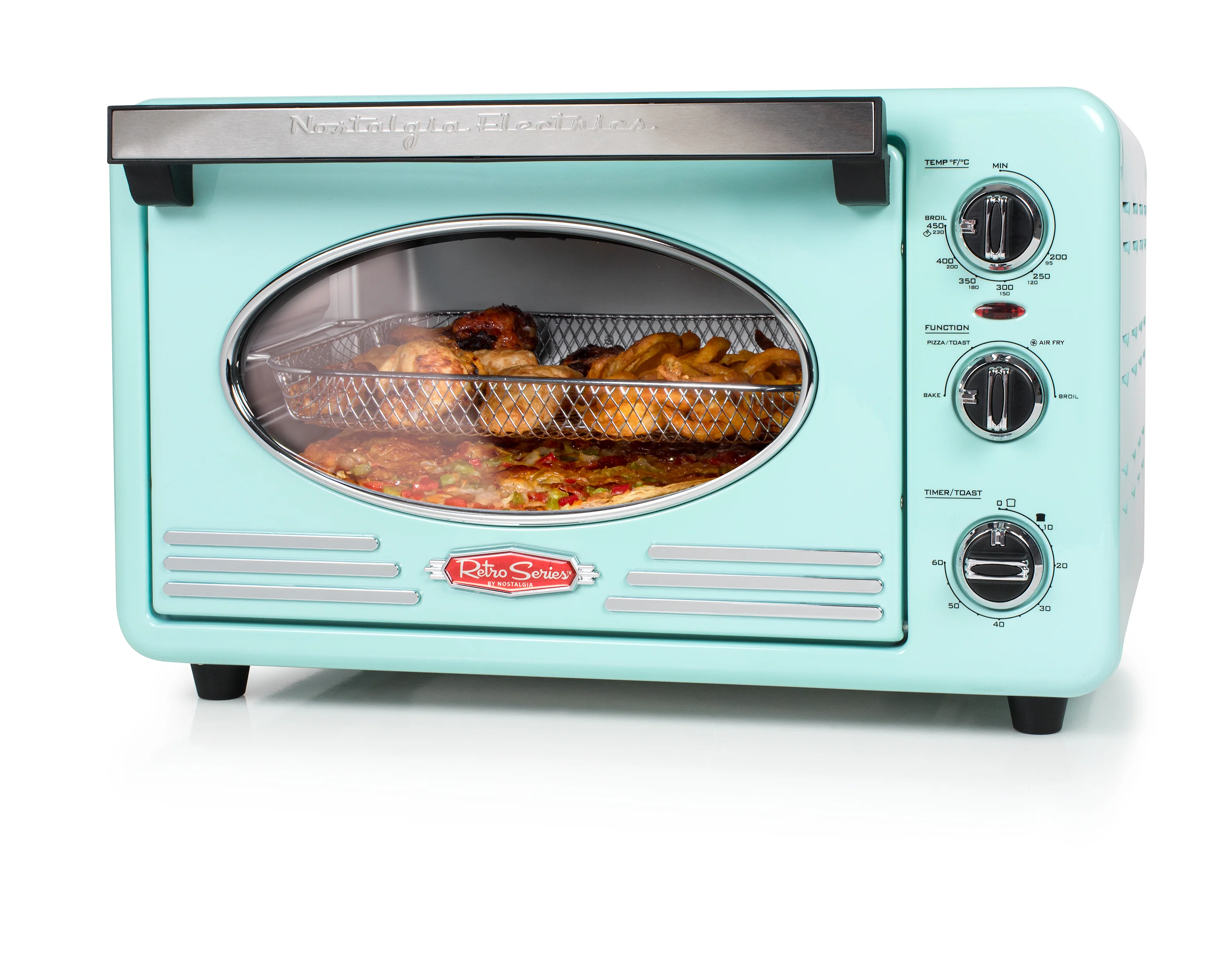 Nostalgia RTOV2AQ Retro 12-Slice Convection Toaster Oven - Inhomebuy