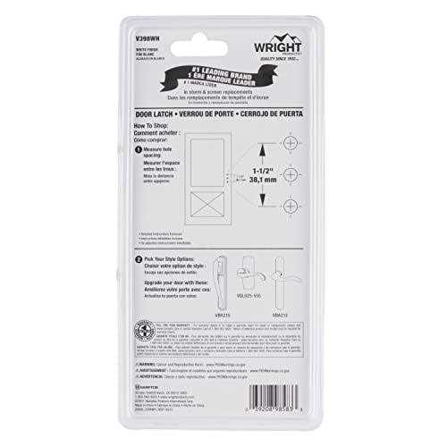 Wright Products Pull Handle Latch White Vil333wh - Inhomebuy