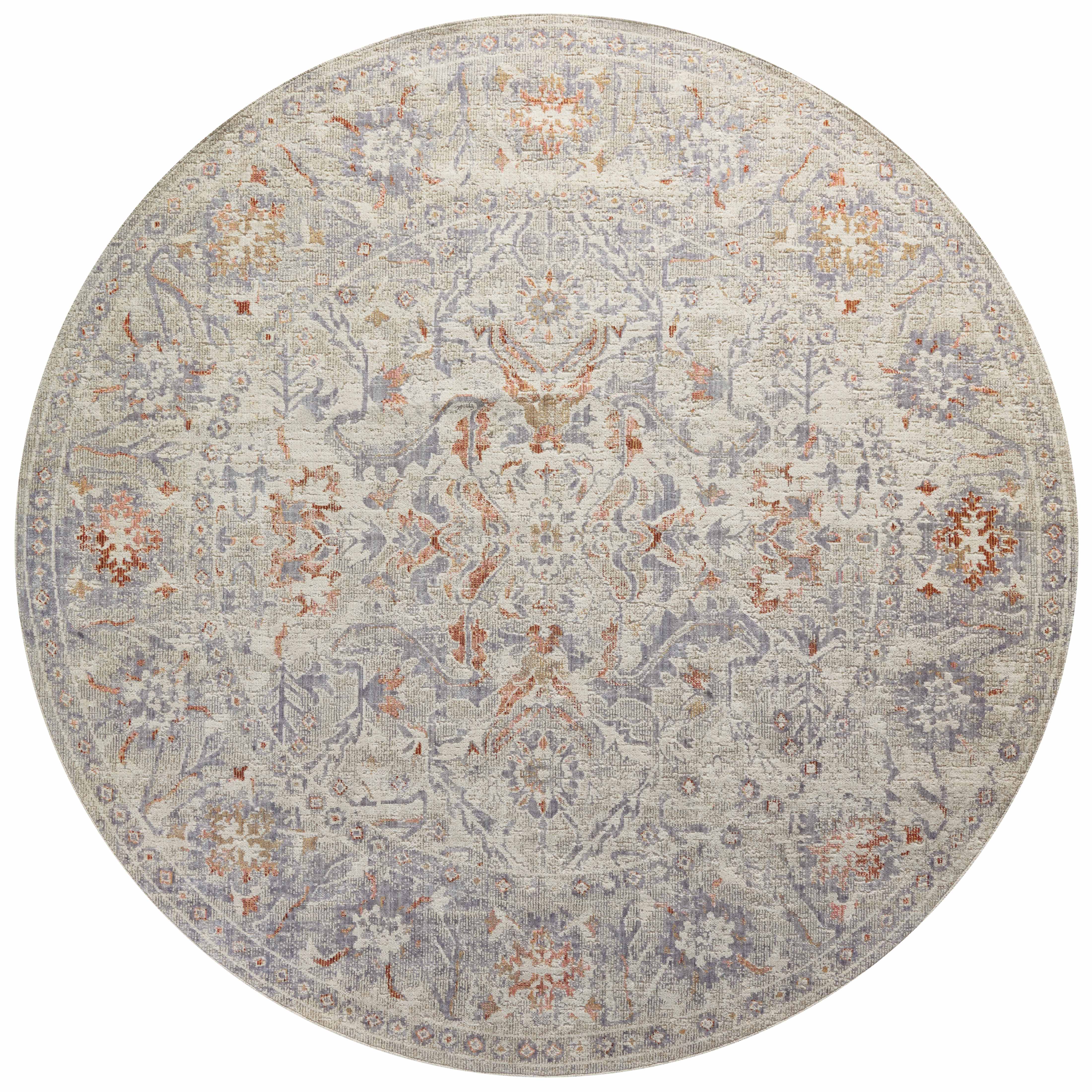 Chris Loves Julia x Loloi Rug in Oatmeal, Lavender - 7'9